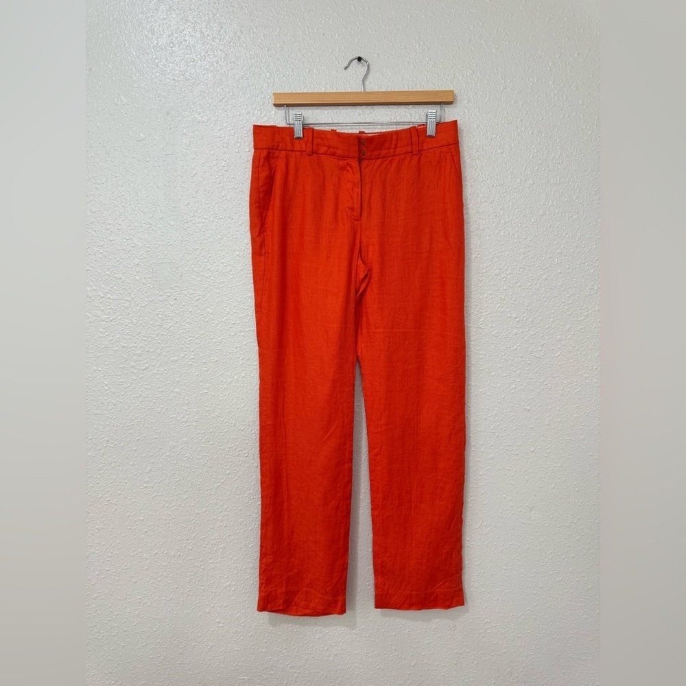 J. Crew Midrise Linen Dress Pants Size 4